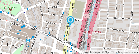 מפת הגעה אל המכללה לאומנות ועיצוב ת"א