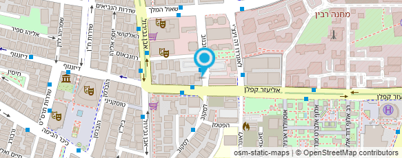 מפת הגעה אל ד"ר גלון אייל