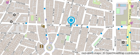 מפת הגעה אל הילדסהימר יצחק