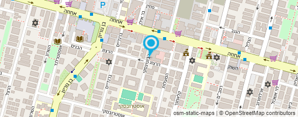 מפת הגעה אל ד"ר שטרן יעל