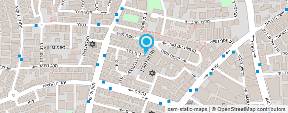 מפת הגעה אל ציציות מנחם מנדל פרוכטר