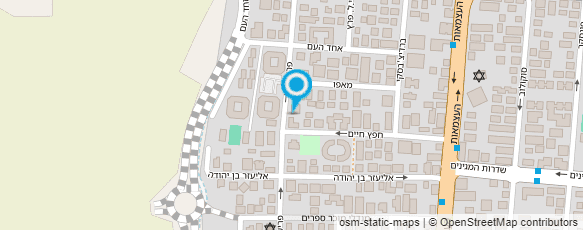 מפת הגעה אל בני הגנן מפת הגעה אל בני הגנן