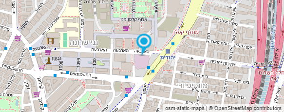 מפת הגעה אל לשכת ועדי העובדים בישראל בע"מ