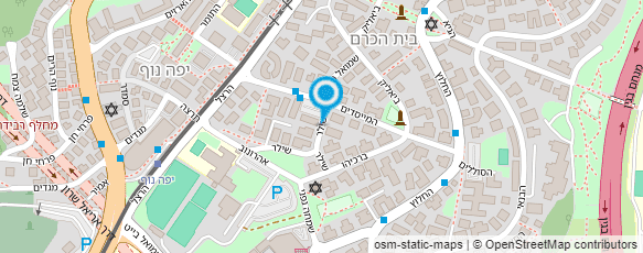 מפת הגעה אל ד"ר אונגר משה