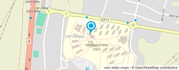 מפת הגעה אל המכון לחקר הכשל