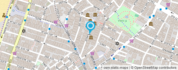 מפת הגעה אל אקי"ם ת"א-יפו