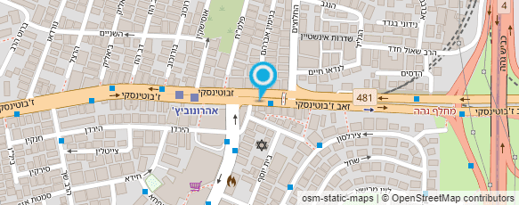 מפת הגעה אל אביטל השכרת רכב