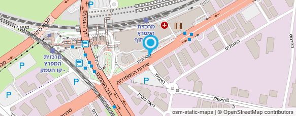 מפת הגעה אל פרופ' שטיין אבי