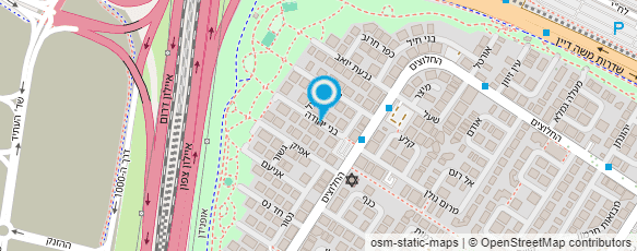 מפת הגעה אל בן - עמי יואב