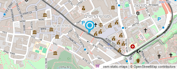 מפת הגעה אל דואר ישראל