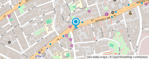 מפת הגעה אל בית הצילום