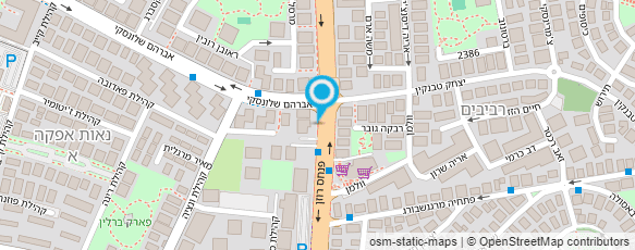 מפת הגעה אל אקים ישראל-אגודה לאומית לקימום מפגרים בישראל-המרכז