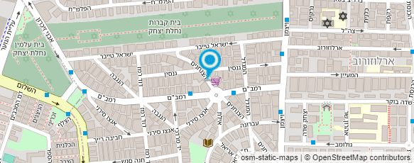 מפת הגעה אל מספרה אשר-פתוח בימי שני