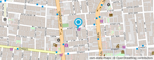 מפת הגעה אל עזר יעקב