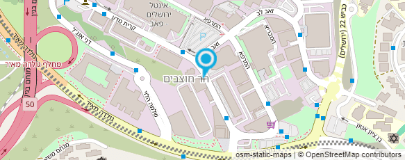 מפת הגעה אל מעון נעמ"ת -  הר חוצבים