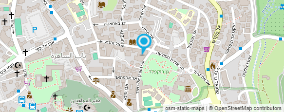 מפת הגעה אל מוגרבי נדאל - שלטים וחותמות