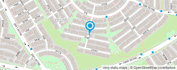 מפת הגעה אל גן יערה