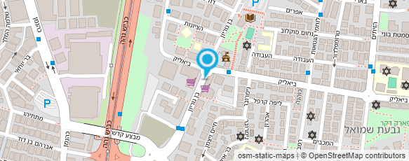 מפת הגעה אל סטודיו גריזים