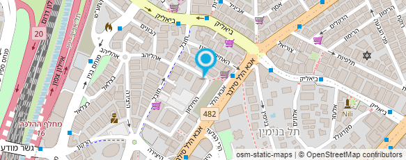 מפת הגעה אל עו"ד הדסי אסף