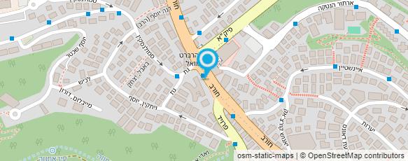 מפת הגעה אל חניון מרכז חורב