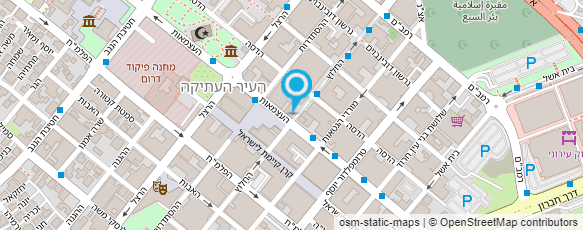 מפת הגעה אל א.א. אלקטרוניקה באר שבע בע"מ