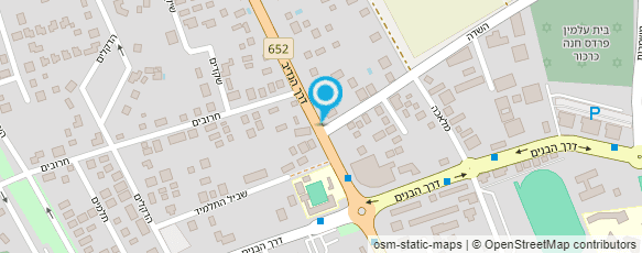 מפת הגעה אל הידית מפעל לחרטות עץ בע"מ