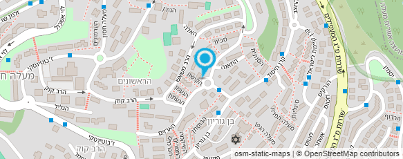 מפת הגעה אל הועדה המקומית לתכנון ובניה "מעלה נפתלי"