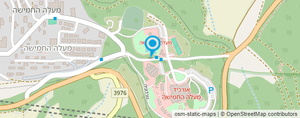 מפת הגעה אל מועדון בריכת שחיה מעלה החמישה