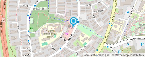 מפת הגעה אל "כותרת"-בי"ס לעיתונאות ולתקשורת