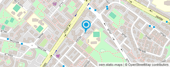 מפת הגעה אל בית הספר הקהילתי אוריין