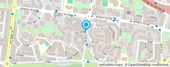 מפת הגעה אל מוקד אשכול פיס