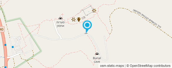 מפת הגעה אל גן לאומי עבדת