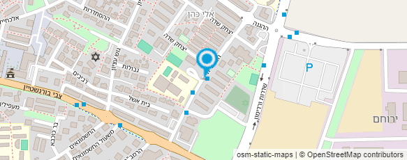 מפת הגעה אל אכסנית ביחד ירוחם בע"מ