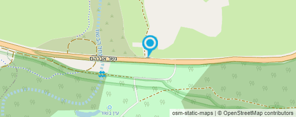 מפת הגעה אל גן לאומי אשכול (הבשור)