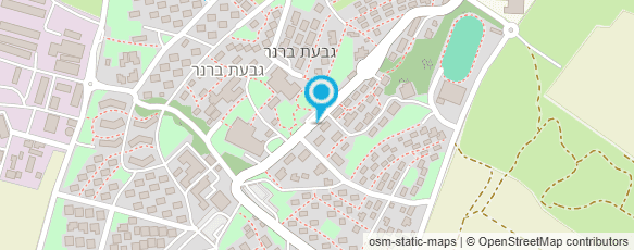 מפת הגעה אל אולפני וידאו גבעת ברנר