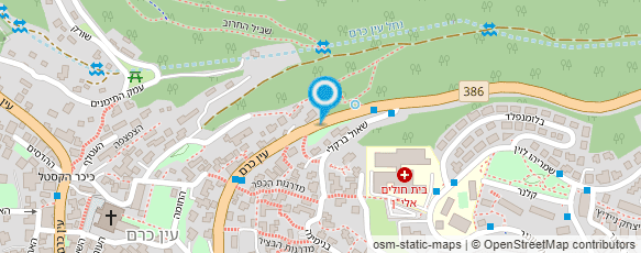 מפת הגעה אל פרופ' רוז'נסקי נתן