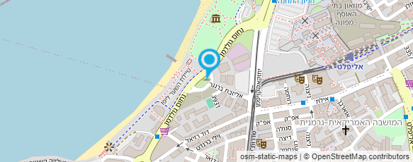 מפת הגעה אל מוסך רנו שפת-הים מפת הגעה אל מוסך רנו שפת-הים