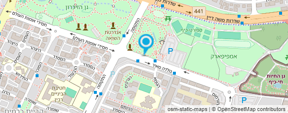 מפת הגעה אל בן עמי יורם