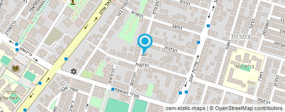 מפת הגעה אל גן פרחיה