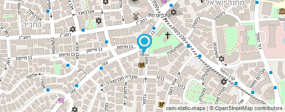 מפת הגעה אל מכון שוקן למחקר היהדות