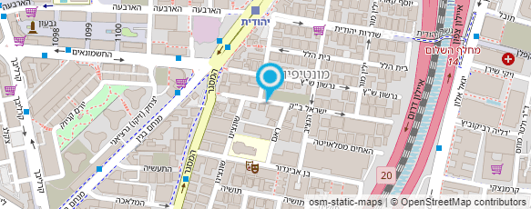 מפת הגעה אל מוסך צנטרל ליאון שבתי בע"מ