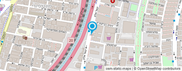 מפת הגעה אל מ. הרצפלד ושות'