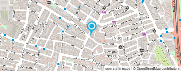 מפת הגעה אל רשת מוסדות חינוך וחסד קרלין סטולין