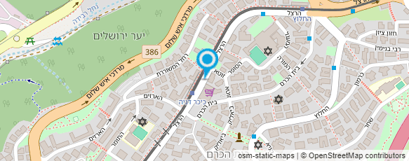 מפת הגעה אל ד"ר מירז עודד