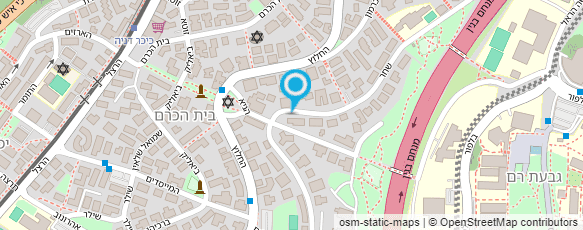 מפת הגעה אל ד"ר דנציגר אהרון