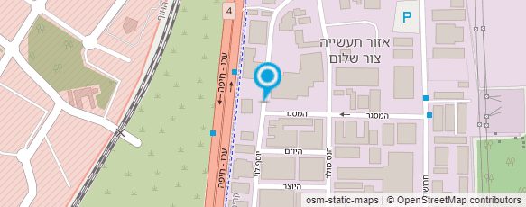 מפת הגעה אל א. רוזנברג שרותי איזון דינמי לתעשיה בע"מ