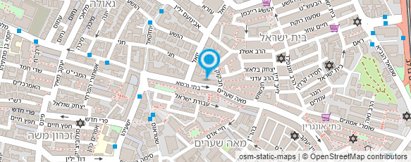 מפת הגעה אל מרכז השעונים והאלקטרוניקה