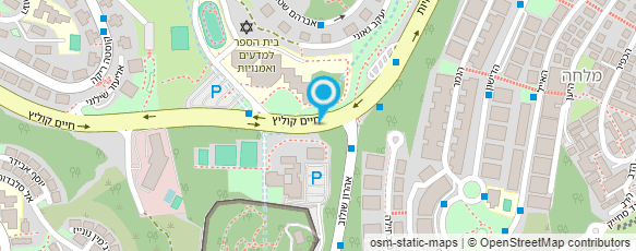 מפת הגעה אל התיכון הישראלי למדעים ואמנויות