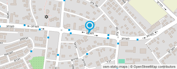 מפת הגעה אל א.ג.ס. אדריכלים בע"מ