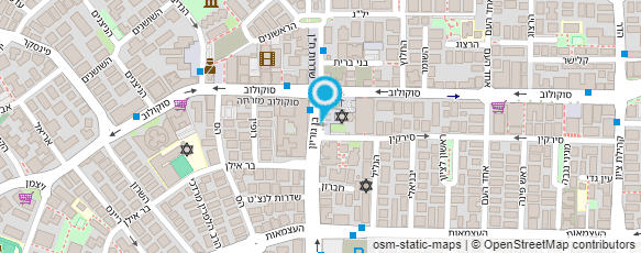 מפת הגעה אל לב העיר